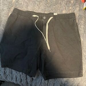 Vuori Black and Gray Swim Board Shorts